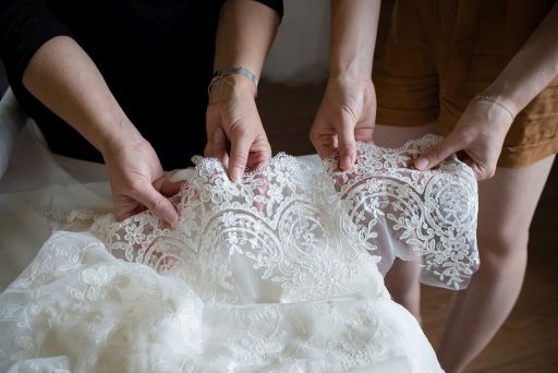 Rendu conforme à vos attentes - Creation - Salon de mariage à Pérouges - Souffle de Soie